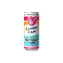 Candy Can Sparkling Birthday cake Zero Sugar 330 ML