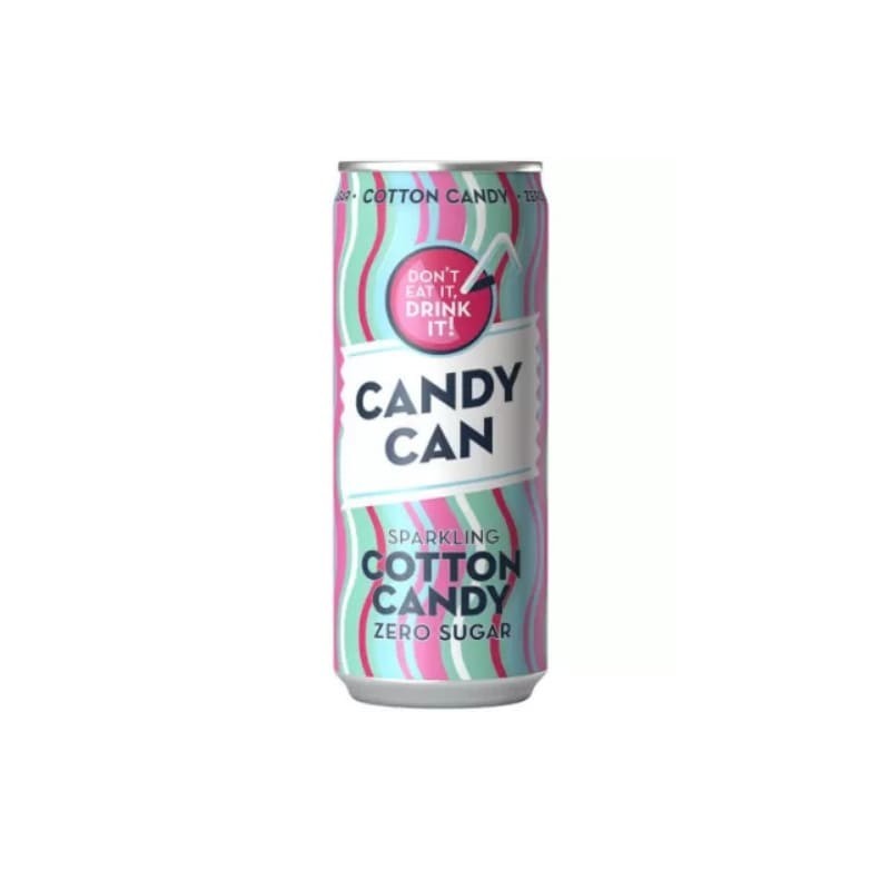 Candy Can Sparkling Cotton Candy Zero Sugar 330 ML