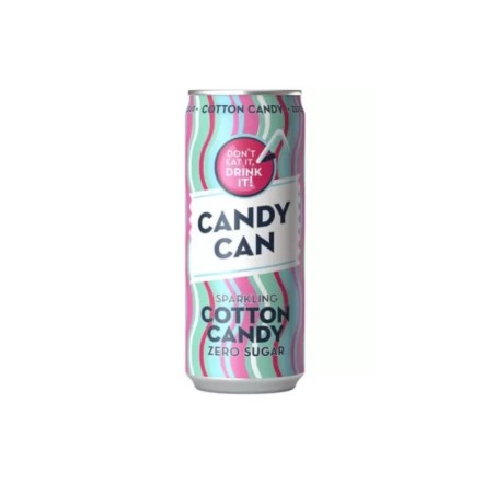 Candy Can Sparkling Cotton Candy Zero Sugar 330 ML