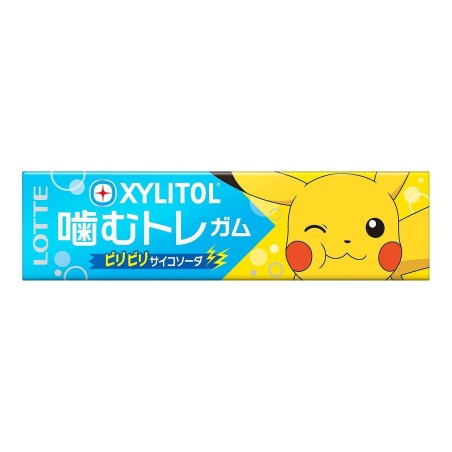 Lotte Xylitol Pokemon Chewing Gum Soda Flavour (Random Design)