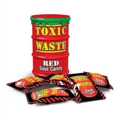 Toxic Waste Red Drum – Caramelle aspre alla fragola