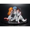 EVANGELION 3.0+1.0 Thrice Upon a Time - Asuka/Rei/Mari: Newtype Cover Ver. 1/8 PVC Statue 12 cm