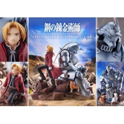 FULLMETAL ALCHEMIST - Edward Elric & Alphonse Elric Brothers PVC Statue 24 cm