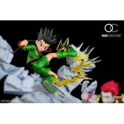 HUNTER X HUNTER - Gon VS Hisoka Battle at the Heavens Arena Oniri Creation 1/6 Statue 45 cm
