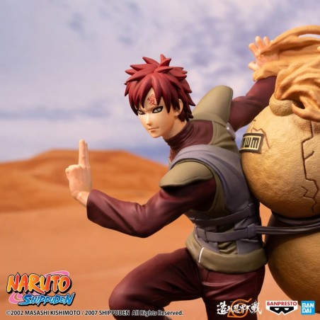 NARUTO SHIPPUDEN - Gaara Colosseum Banpresto PVC Figure 12 cm