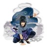 NARUTO SHIPPUDEN - Sasuke Uchiha Panel Spectacle PVC Figure 9 cm 