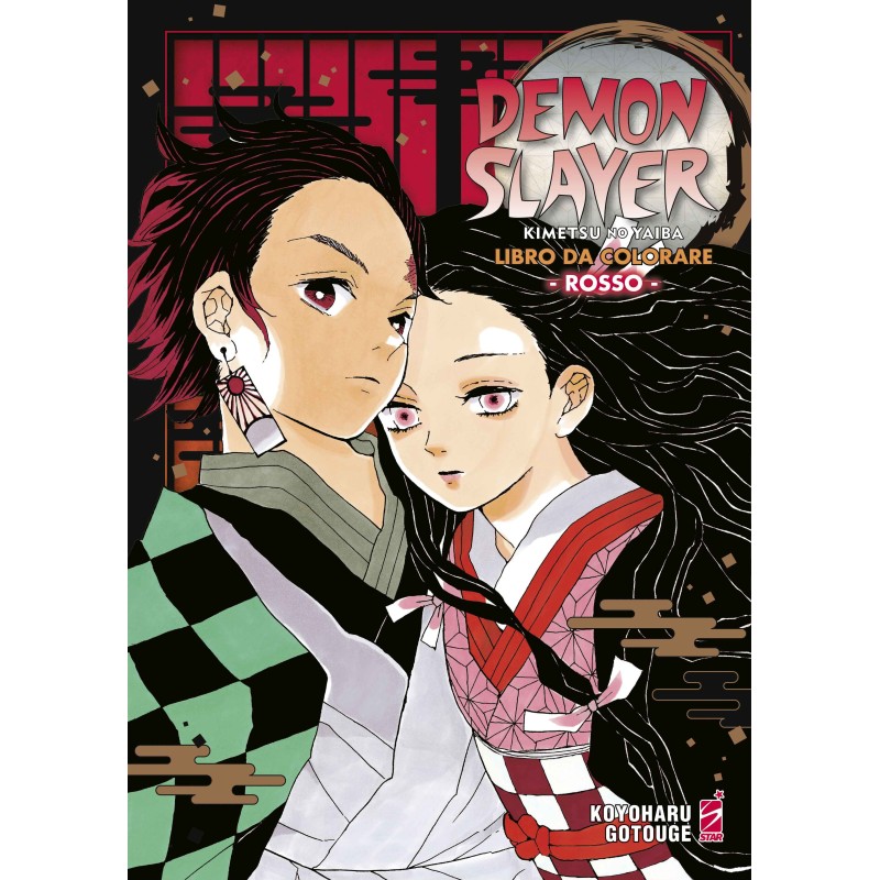 Demon Slayer - Libro da colorare - Rosso Vol. 1 (ITA)