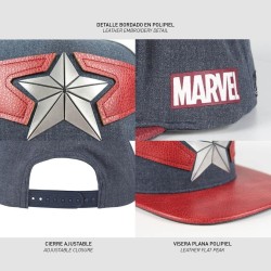 AVENGERS - Capitan America Cappello Visiera Piatta