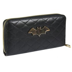 DC COMICS - Batman Batgirl Purse Business Card Holder Faux-Leather