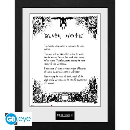 DEATH NOTE Framed print Death Note