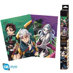DEMON SLAYER Set 2 Chibi Posters Entertainment District (52x38cm)