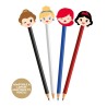 DISNEY - Set of 4 princess erasers