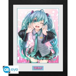 HATSUNE MIKU Framed print Wink