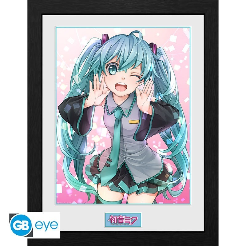 HATSUNE MIKU Framed print Wink