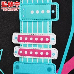 HATSUNE MIKU Shoulder Bag Character Vocal Series 01: Hatsune Miku Guitar-Shaped 27 x 52 cm