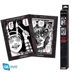JUNJI ITO Set 2 Chibi Posters Souichi and Tomie (52x38cm)