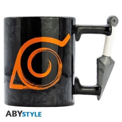 NARUTO SHIPPUDEN Mug 3D handle Kunai Konoha 460 ml