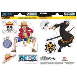 ONE PIECE Stickers Luffy and Law