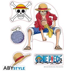 ONE PIECE Stickers Luffy and Law