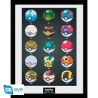 POKEMON Framed print Pokeballs