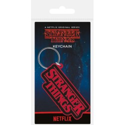 STRANGER THINGS - Logo Portachiavi in gomma