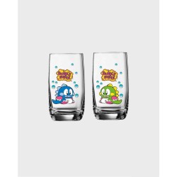 Bubble Bobble Glass Set "Bub and Bob" 330 ml