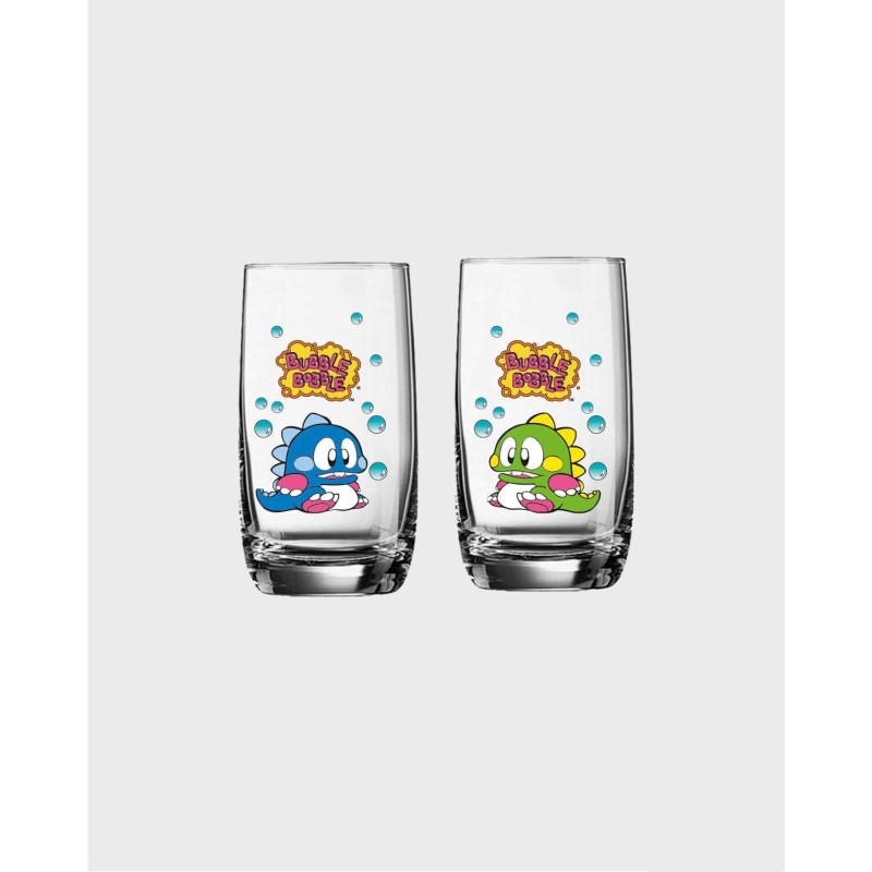Bubble Bobble Glass Set "Bub and Bob" 330 ml