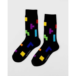 Tetris Regular Socks "Tetriminos Pattern"