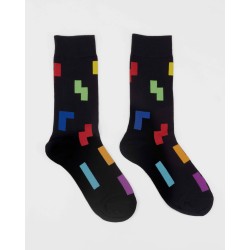 Tetris Regular Socks "Tetriminos Pattern" - Calze