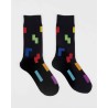 Tetris Regular Socks "Tetriminos Pattern"