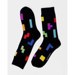 Tetris Regular Socks "Tetriminos Pattern"