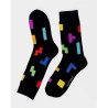 Tetris Regular Socks "Tetriminos Pattern"