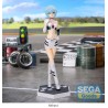 EVANGELION - Rei Ayanami Racing Pit Walk Luminasta SEGA PVC Figure 21 cm