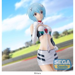 EVANGELION - Rei Ayanami Racing Pit Walk Luminasta SEGA PVC Figure 21 cm