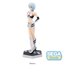 EVANGELION - Rei Ayanami Racing Pit Walk Luminasta SEGA PVC Figure 21 cm