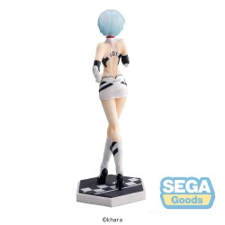 EVANGELION - Rei Ayanami Racing Pit Walk Luminasta SEGA PVC Figure 21 cm