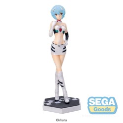 EVANGELION - Rei Ayanami Racing Pit Walk Luminasta SEGA PVC Figure 21 cm