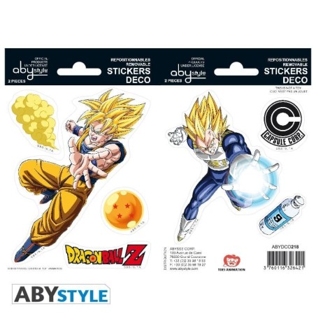 DRAGON BALL Z - Mini Stickers Goku Vegeta (16x11cm)