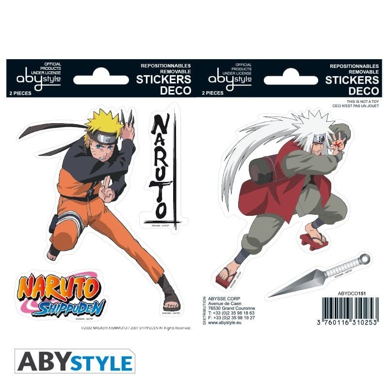 NARUTO SHIPPUDEN - Mini Stickers Naruto Jiraiya (16x11cm) 