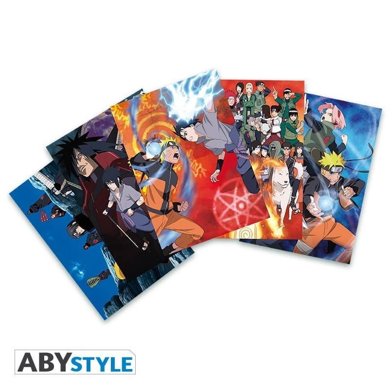 NARUTO SHIPPUDEN Postcards Set 1 (5 Postcards)