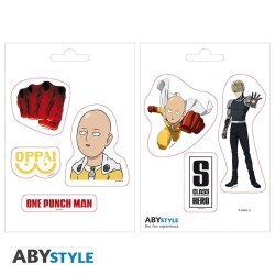ONE PUNCH MAN - Mini Stickers - Saitama and Icons (16x11cm)