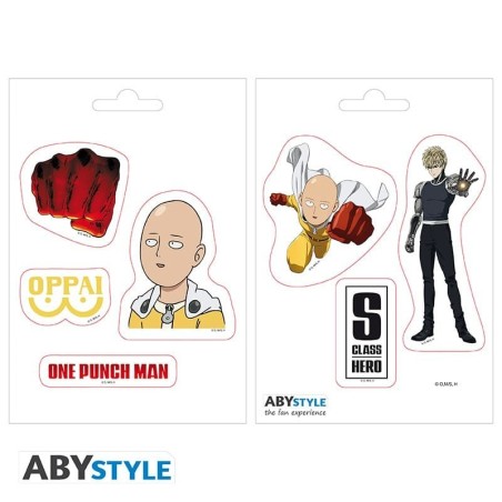 ONE PUNCH MAN - Mini Stickers - Saitama and Icons (16x11cm)