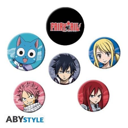 FAIRY TAIL - Badge Pack Characters