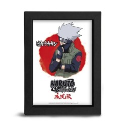 NARUTO SHIPPUDEN - Kakashi Asian Art Black Kraft Frame 15x20 cm