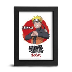 NARUTO SHIPPUDEN - Naruto Asian Art Black Kraft Frame 15x20 cm