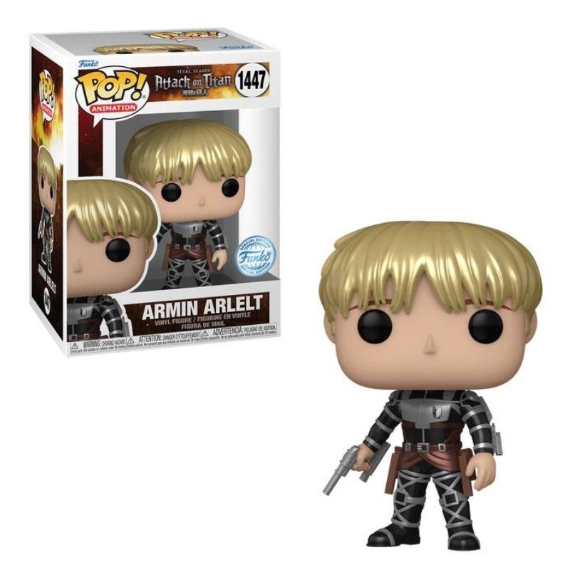 ATTACK ON TITAN - Armin Alert Metallic Special Edition Funko Pop 1447