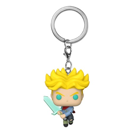 DRAGON BALL SUPER - Trunks Super Saiyan w/Spirit Sword Funko Keychain 4 cm