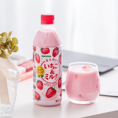 Maroyaka Strawberry Milk Ichigo Miruku 500 ml 