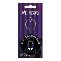 Wednesday Rubber Keychain Happy Colour Portachiavi in Gomma