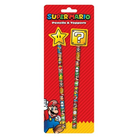 SUPER MARIO - Set Cancelleria (2 matite)